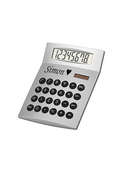 Ezüst asztali számológép