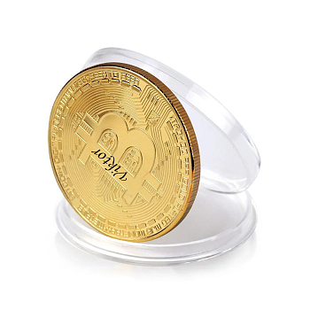 Bitcoin érmék egy tokban