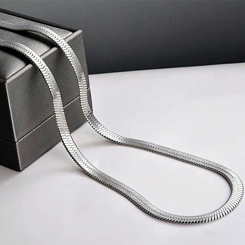 Prémium rozsdamentes acél kígyó 55cm lánc