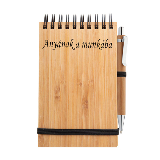 Bambusz notebook