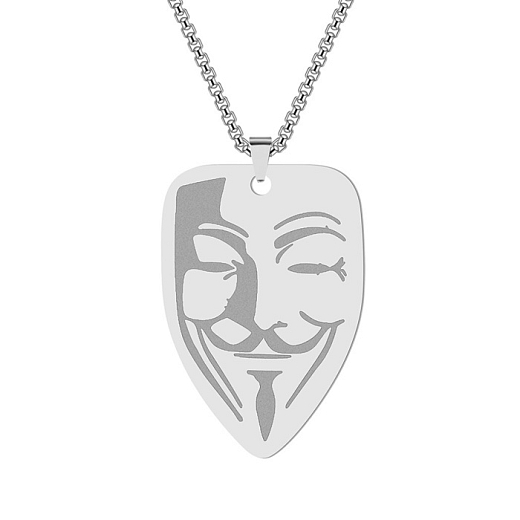 Medál sebészeti acél lánccal Anonymous