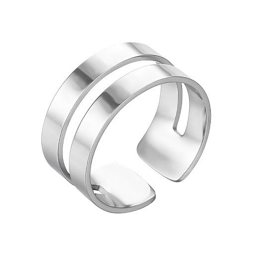 Sebészeti acélból készült gyűrű Duos